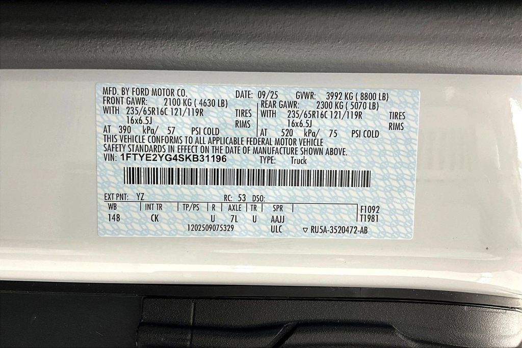 New 2025 Ford Transit 150 Low Roof Empty Cargo Van - photo 14