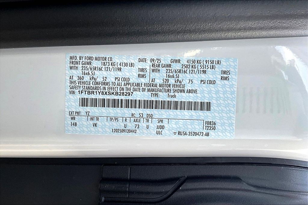 New 2025 Ford Transit 250 Low Roof Empty Cargo Van - photo 14