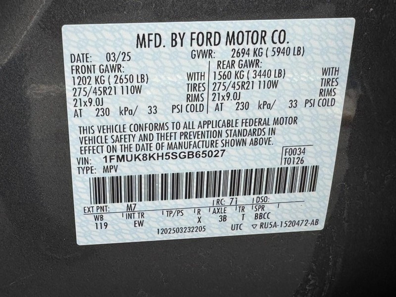 Used 2025 Ford Explorer ST-Line - photo 16