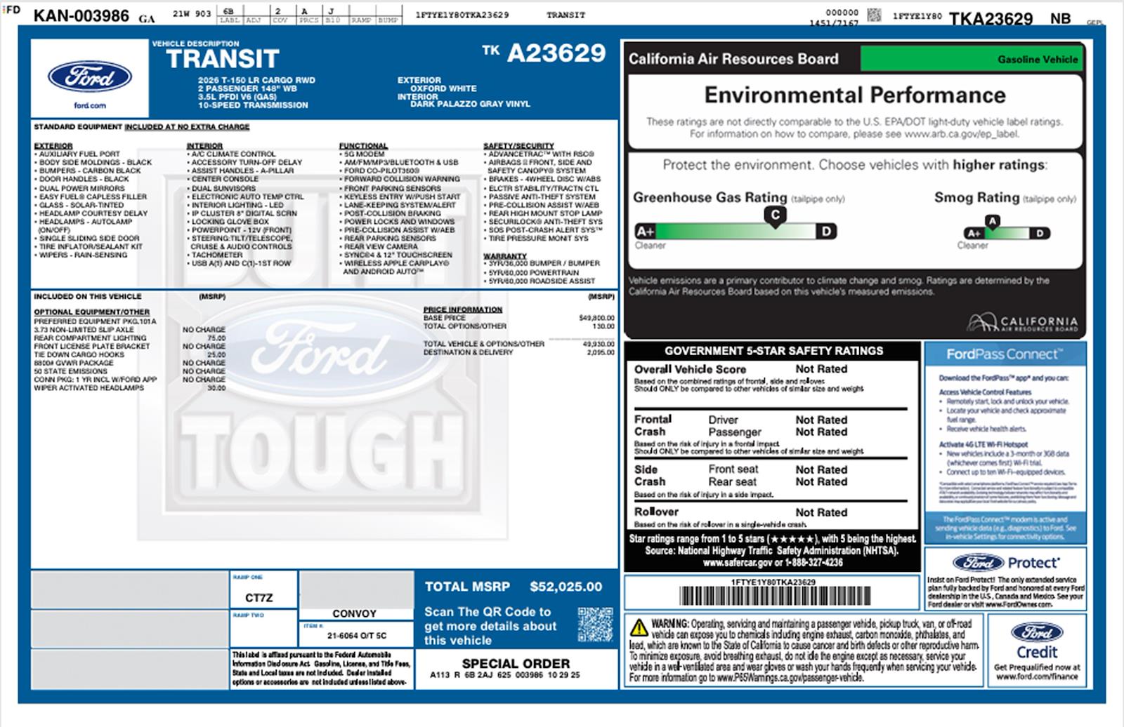New 2026 Ford Transit 150 - photo 1