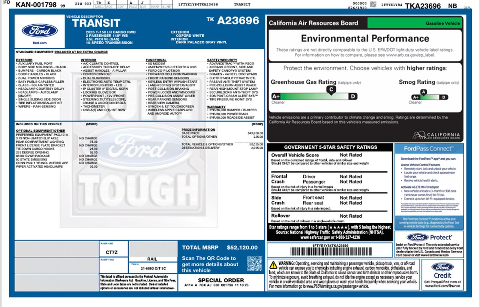 New 2026 Ford Transit 150 - photo 1