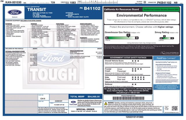 Used 2023 Ford Transit 350 XLT Passenger Van - photo 4