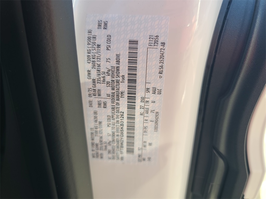 New 2025 Ford Transit 350 Low Roof Empty Cargo Van - photo 27