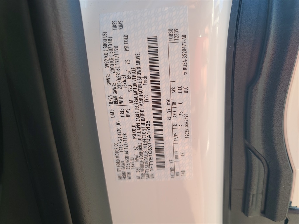 New 2026 Ford Transit 150 Medium Roof Empty Cargo Van - photo 27