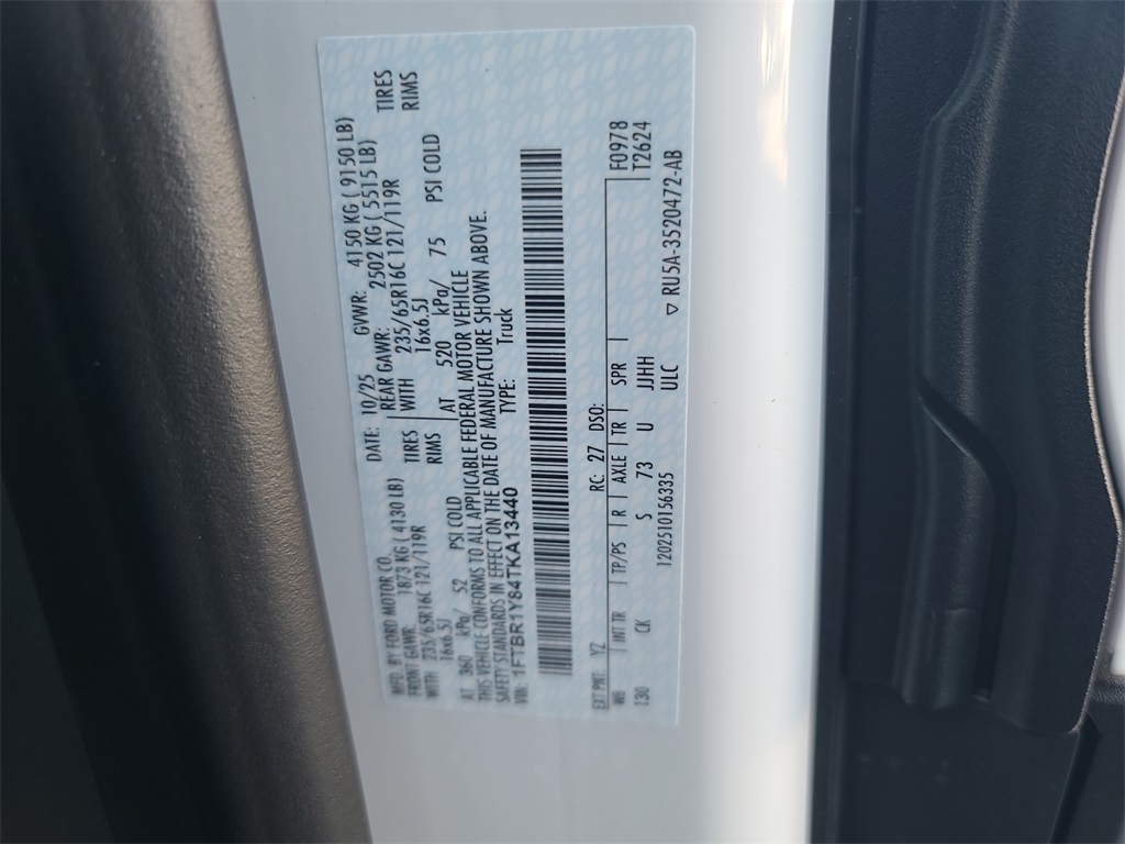 New 2026 Ford Transit 250 Low Roof Empty Cargo Van - photo 26