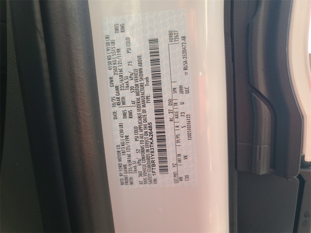 New 2026 Ford Transit 250 Low Roof Empty Cargo Van - photo 28