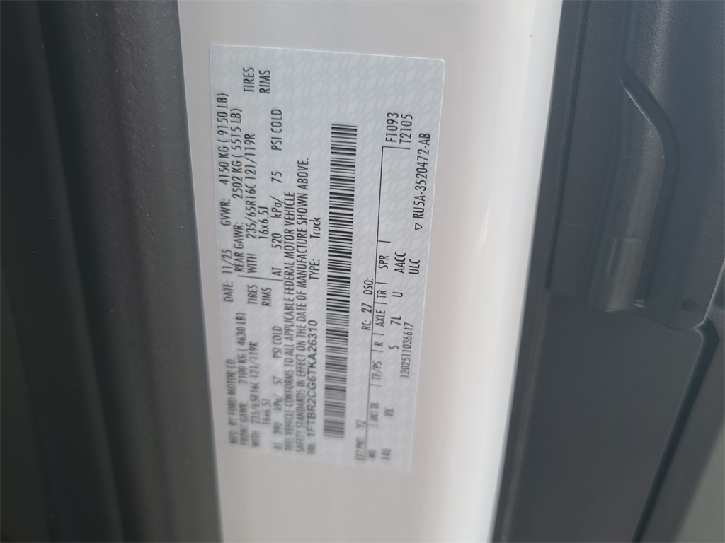 New 2026 Ford Transit 250 Medium Roof Empty Cargo Van - photo 28