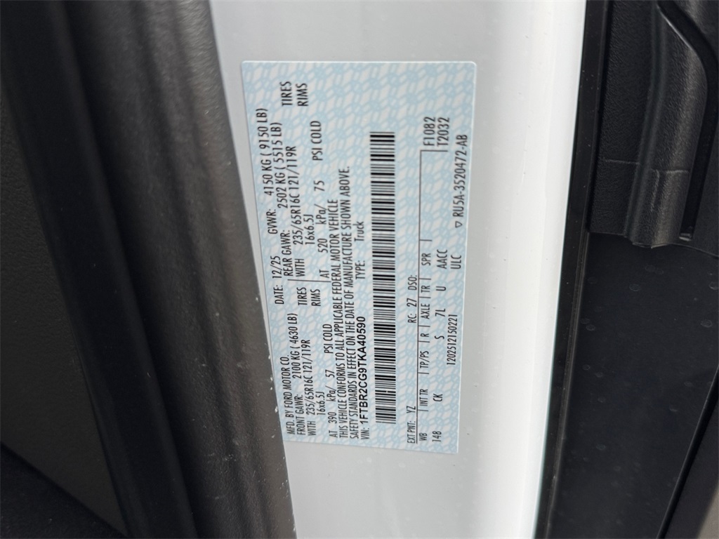 New 2026 Ford Transit 250 Medium Roof Empty Cargo Van - photo 28