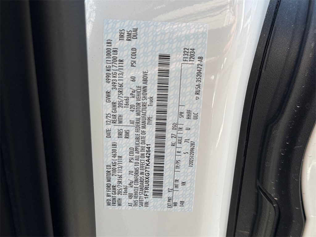 New 2026 Ford Transit 350 High Roof Empty Cargo Van - photo 29