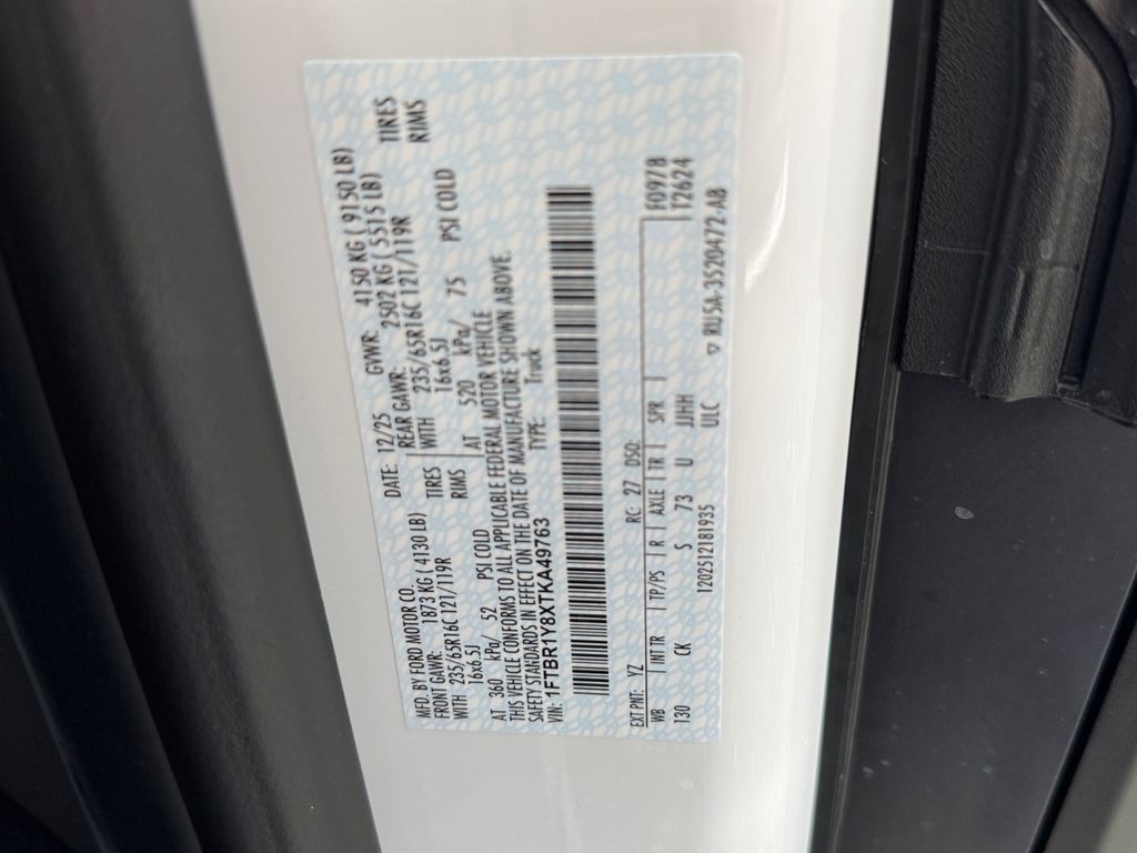 New 2026 Ford Transit 250 Low Roof Empty Cargo Van - photo 27