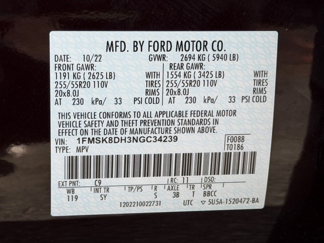 Used 2022 Ford Explorer XLT - photo 43