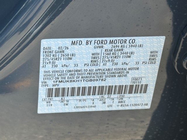New 2026 Ford Explorer ST-Line - photo 12