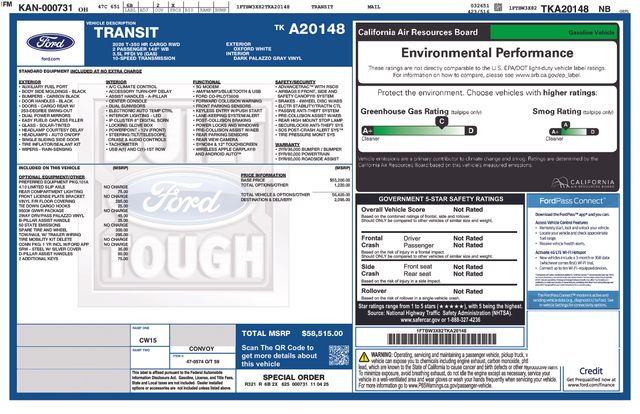 New 2026 Ford Transit 350 High Roof Empty Cargo Van - photo 4