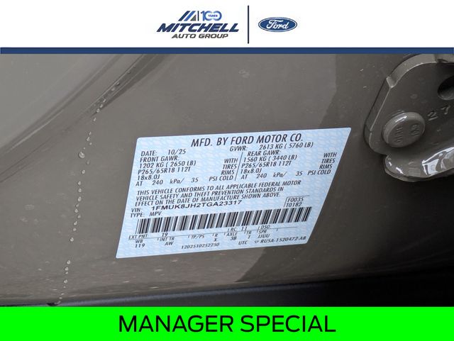 New 2026 Ford Explorer Tremor - photo 38