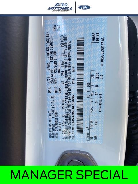 New 2025 Ford Escape Select - photo 33