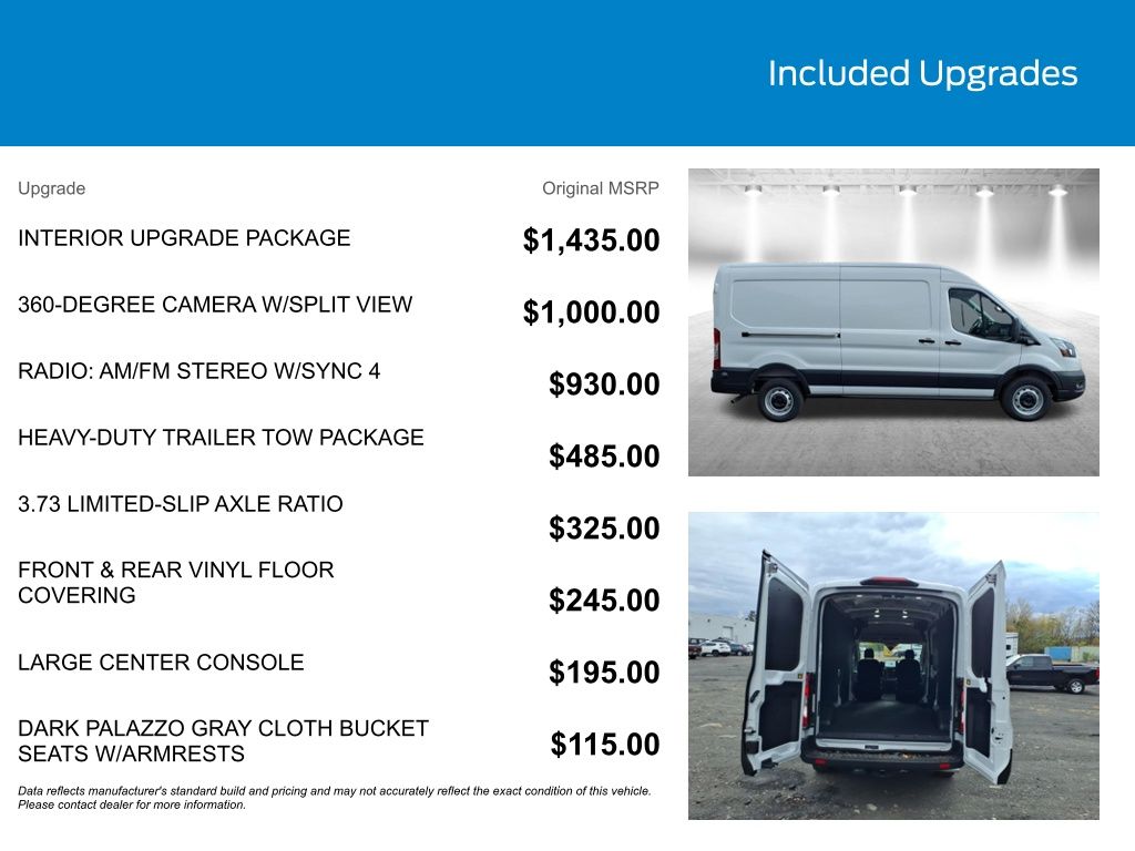New 2025 Ford Transit 250 Medium Roof Empty Cargo Van - photo 22