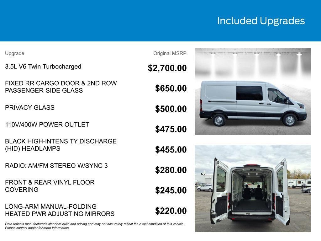 New 2025 Ford Transit 250 Medium Roof Empty Cargo Van - photo 21