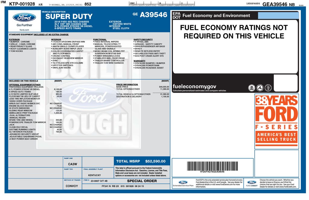 Used 2016 Ford F-450 Regular Cab Cab Chassis - photo 13