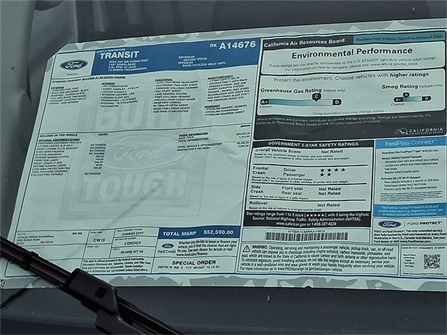 New 2024 Ford Transit 250 Medium Roof Empty Cargo Van - photo 5