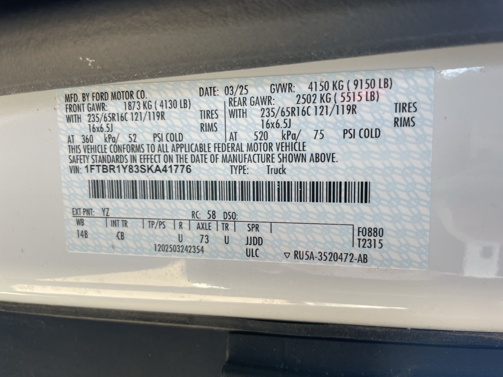 New 2025 Ford Transit 250 Low Roof Empty Cargo Van - photo 36