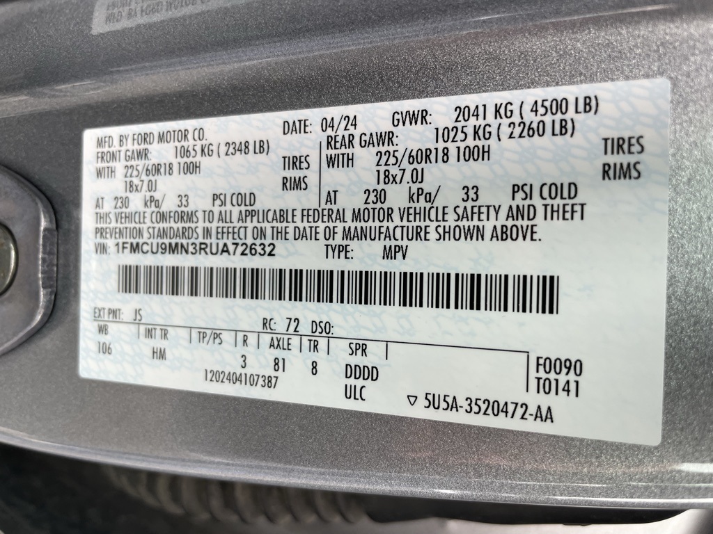 Used 2024 Ford Escape ST-Line - photo 46