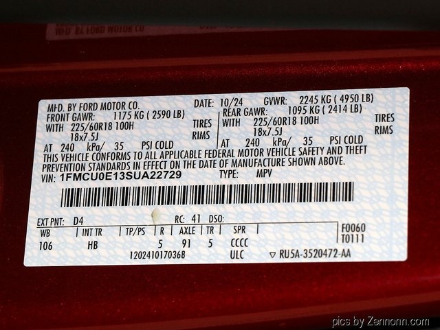 New 2025 Ford Escape Base - photo 33