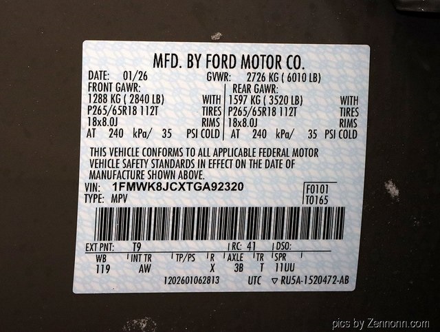 New 2026 Ford Explorer Tremor - photo 26