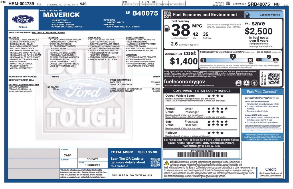 New 2025 Ford Maverick XLT SuperCrew Cab - photo 26