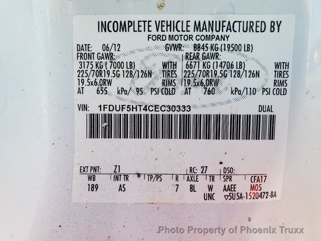 Used 2012 Ford F-550 Regular Cab Cab Chassis - photo 7