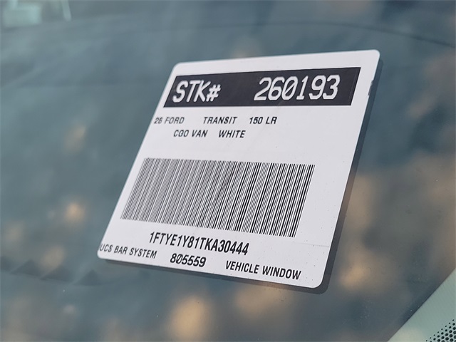 New 2026 Ford Transit 150 Low Roof Empty Cargo Van - photo 22
