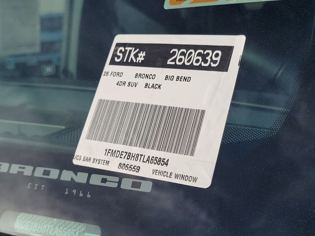 New 2026 Ford Bronco Big Bend - photo 25