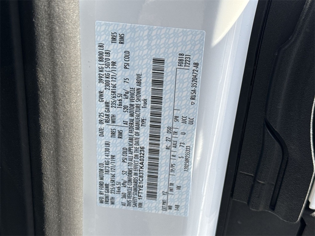 New 2026 Ford Transit 150 Medium Roof Empty Cargo Van - photo 37