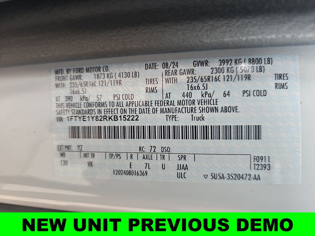 Used 2024 Ford Transit 150 Low Roof Empty Cargo Van - photo 42