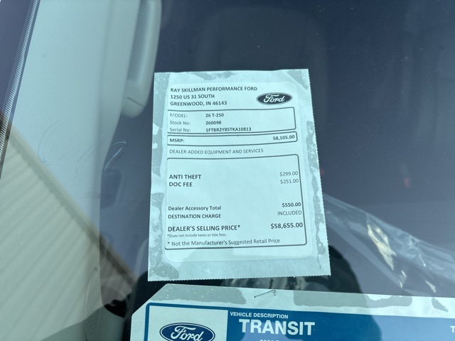 New 2026 Ford Transit 250 - photo 1