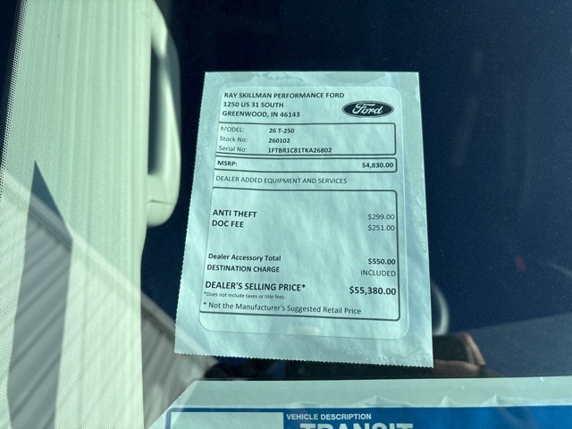 New 2026 Ford Transit 250 - photo 1