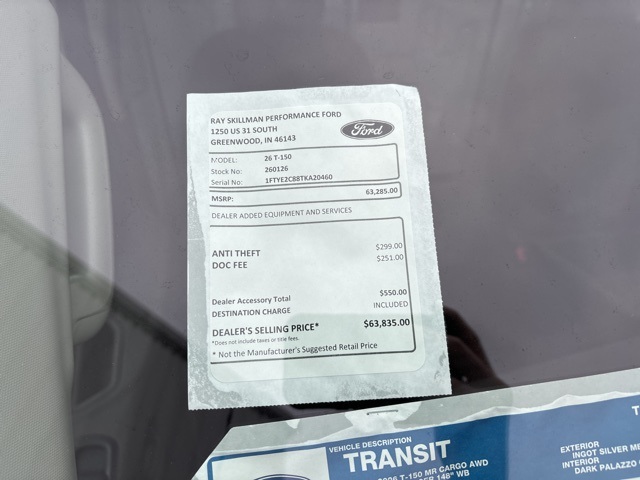 New 2026 Ford Transit 150 - photo 1
