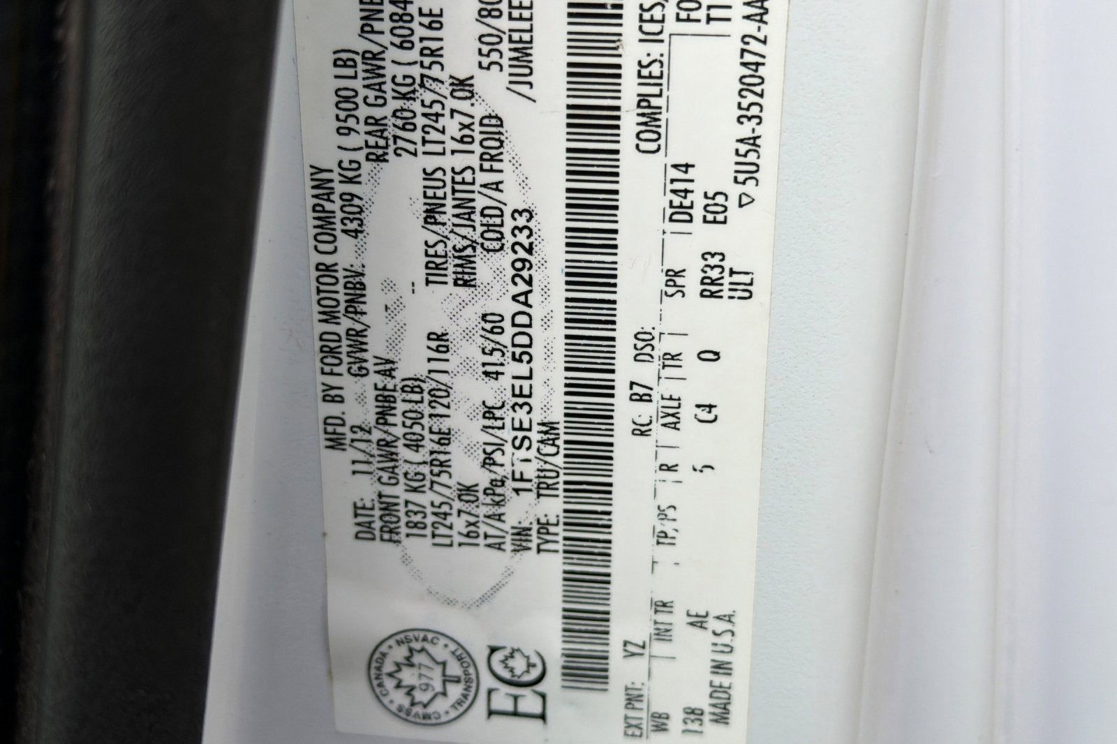 Used 2013 Ford E-350 Empty Cargo Van - photo 24