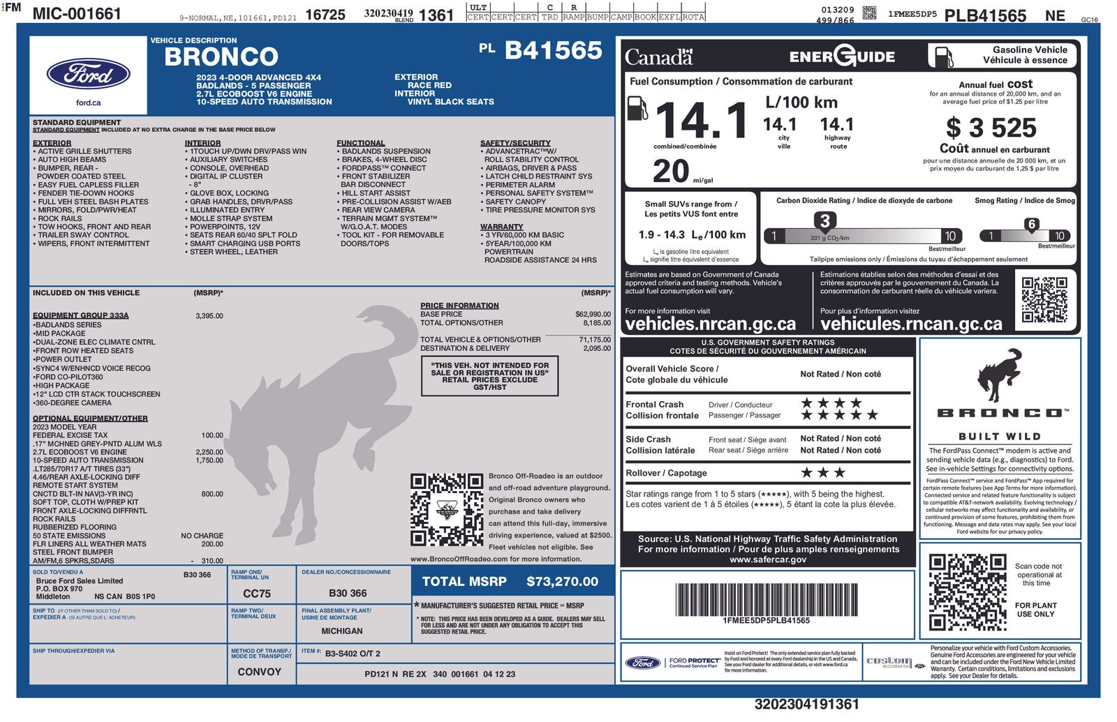 Used 2023 Ford Bronco Badlands - photo 34