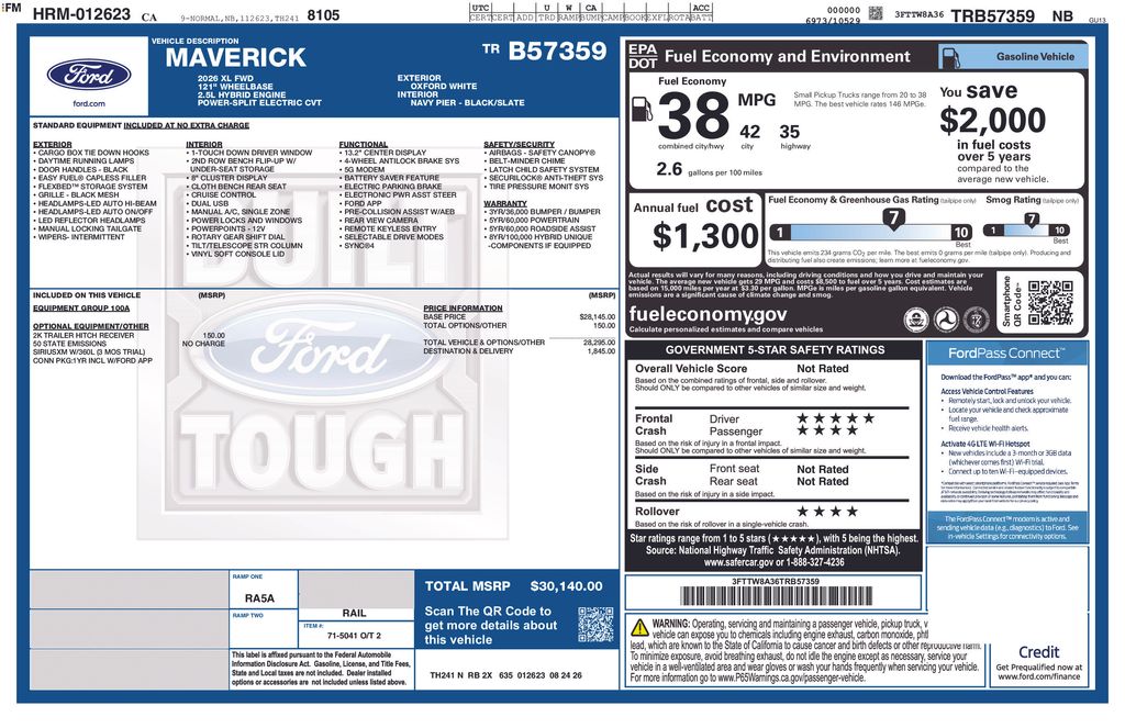 New 2026 Ford Maverick - photo 2