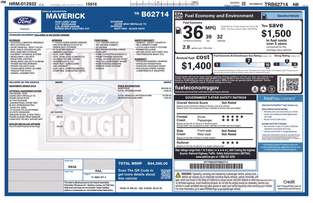 New 2026 Ford Maverick - photo 2