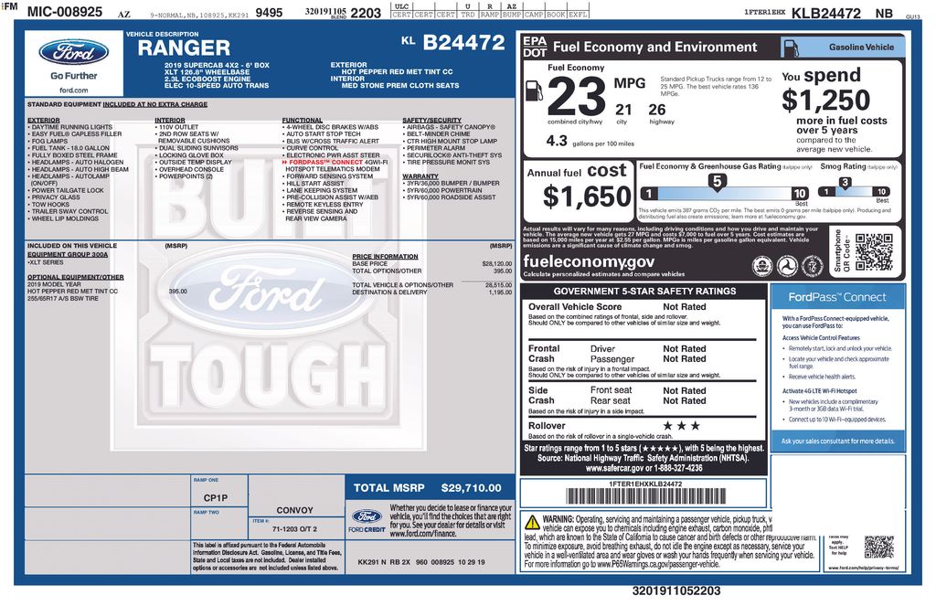 Used 2019 Ford Ranger XLT Super Cab - photo 3