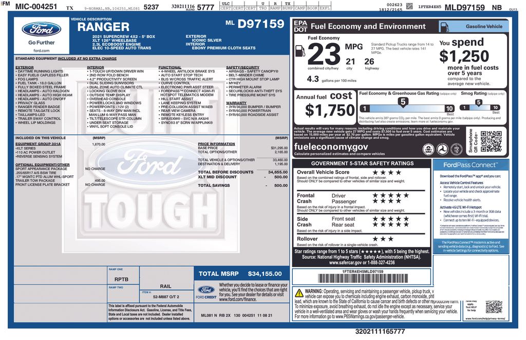 Used 2021 Ford Ranger - photo 2