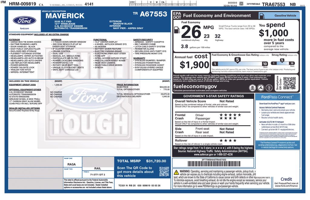 New 2026 Ford Maverick - photo 2