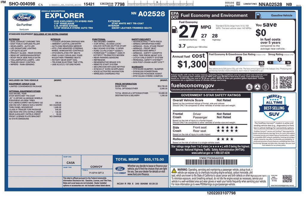 Used 2022 Ford Explorer Limited SUV - photo 9