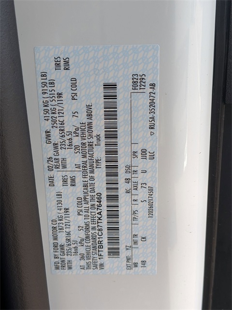 New 2026 Ford Transit 250 Medium Roof Empty Cargo Van - photo 10