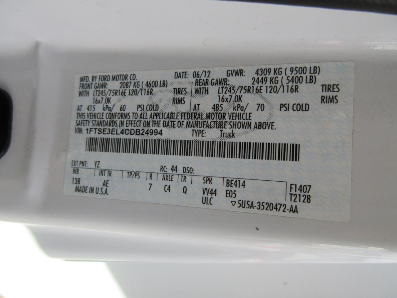 Used 2012 Ford E-350 Empty Cargo Van - photo 27