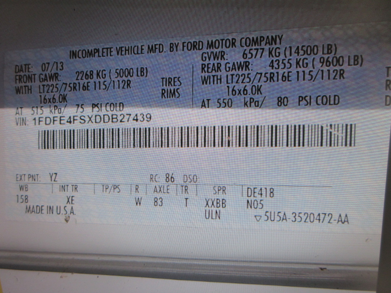 Used 2013 Ford E-450 Cutaway - photo 5