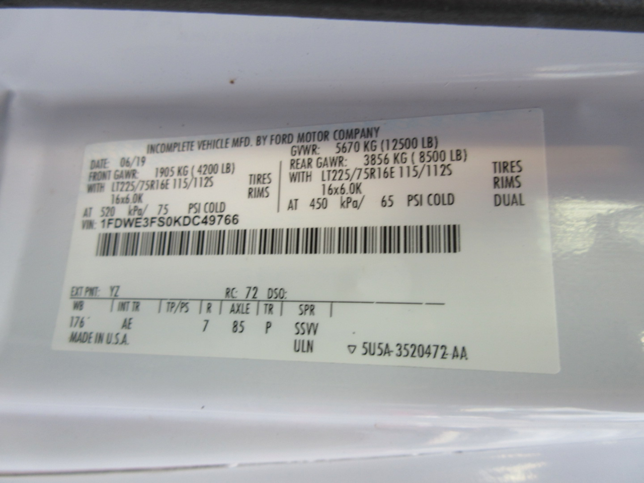 Used 2019 Ford E-350 Cutaway - photo 28