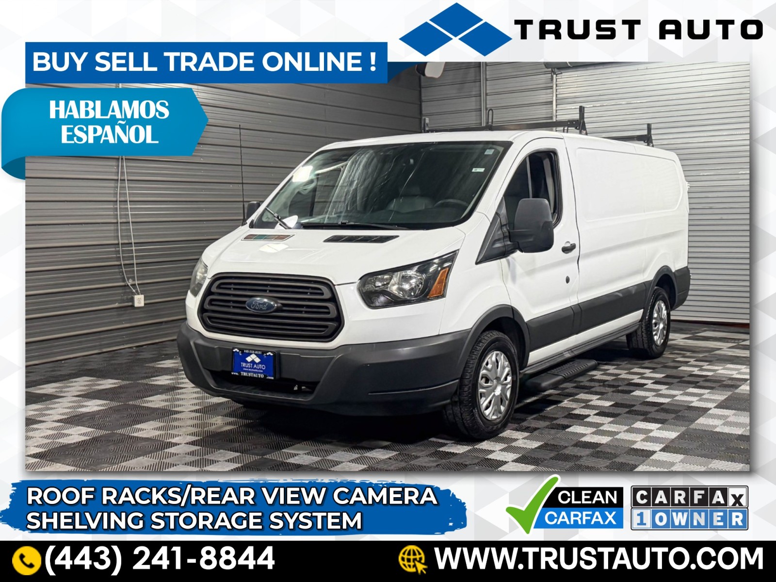 Used 2017 Ford Transit 150 Low Roof Empty Cargo Van - photo 15