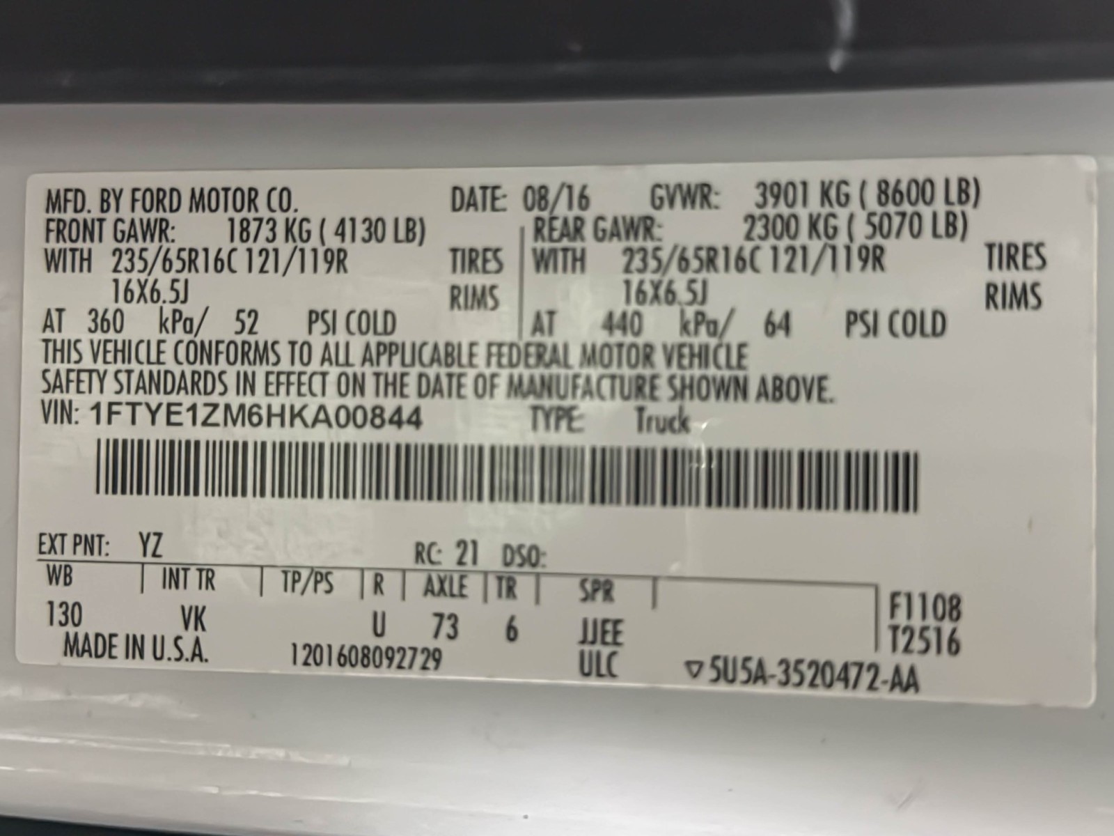 Used 2017 Ford Transit 150 Low Roof Empty Cargo Van - photo 39